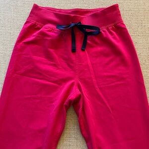 FIGS Scrub Pants: XS high Waisted Livingston Ultra Pink